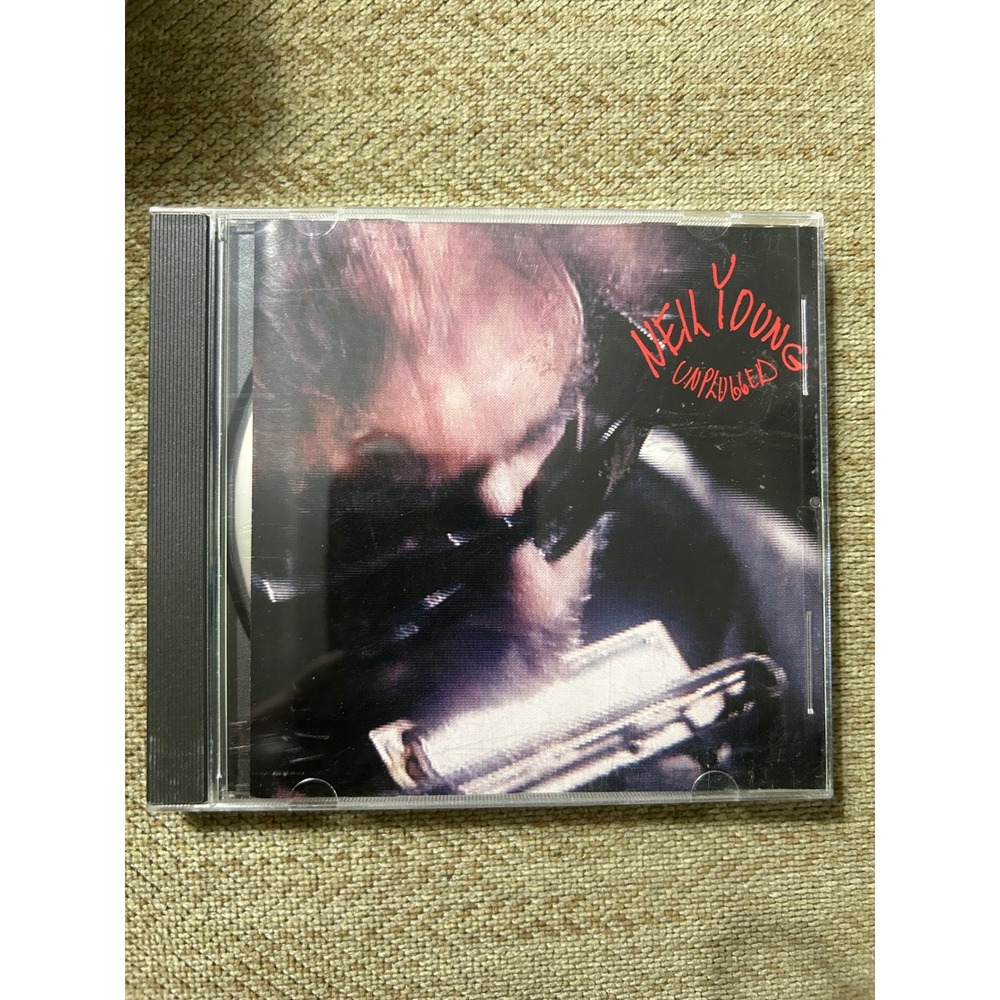 Neil Young Unplugged CD 1993 Reprise Records Live MTV Acoustic Album 9 45310-2